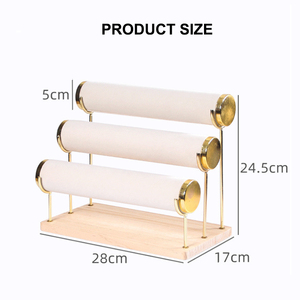 Fancy day đồ trang sức sang trọng Porte Montre cổ tay xem ban nhạc dây đeo đứng đồng hồ hiển thị - Product Image 3