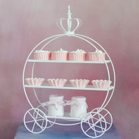 Présentoir à Gâteaux de Mariage Rond en Fer Forgé Style Européen, Réglable, pour Table de Desserts et Plateau de Présentation de Thé et Desserts – Vente Directe