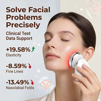 Appareil de massage facial à micro-courant et à vide pour le remodelage du visage, l'élimination du double menton, le remodelage en V et le massage anticellulite par ventouses