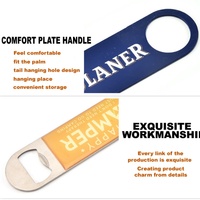 Fabricants personnalisent des ouvre-bouteilles de bière en acier inoxydable de haute qualité à double trou, avec logo personnalisé moulé, pour le sport