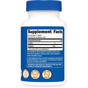 วิตามินบรรเทาความเครียดเมลาโทนิน5มก./10มก. ยาเม็ดสมุนไพรธรรมชาติช่วยลดการนอนหลับได้อย่างล้ำลึกปรับแต่งได้ตามต้องการ - Product Image 3