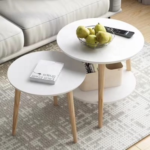 Tables basses modernes miniatures pouvant être librement combinées et transformées <span class=keywords><strong>en</strong></span> tables d'appoint, idéales pour les petits salons - Product Image 2