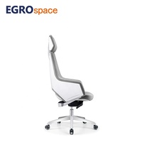 EGROspace Mobilier Moderne Personnalisé Fauteuil de Bureau Exécutif Ergonomique Inclinable Pivotant pour Conférence