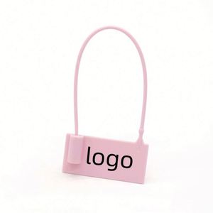 Sellos de Seguridad Desechables Antimanipulación, Etiquetas de Plástico con Hebilla para Ropa, Zapatos y Equipaje, con Diseño de Candado, en Promoción - Product Image 1
