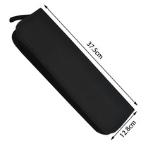Ensemble de barbecue d'extérieur en acier inoxydable de style coréen personnalisé en usine, kit d'ustensiles 4 pièces avec manches en bois dans un sac de transport