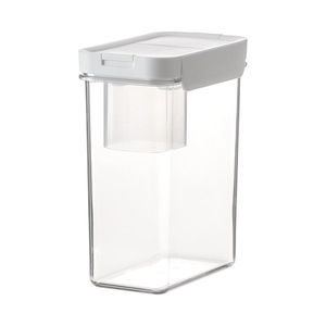 Yimijia Kitchen Airtight Transparent Snack Jar 1100Ml 1800Ml 2300Ml Flip Top Lid Food Storage Container - Product Image 5