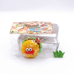 Vente en gros usine Nouveau Jouet Squishy Taba Mochi Fidget en forme de Hamburger simulé, Jouet à presser anti-stress - Product Image 6