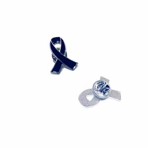 Fabrika emaye siyah cilt kanseri farkındalık kurdelesi broş sırt çantası takım elbise şapka elbise Pin rozeti broş yaka Pin - Product Image 6