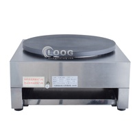 Crêpière à gaz commerciale de vente chaude Machine à crêpes à crêpe en acier inoxydable à plaque unique à un prix