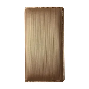 Custom Premium Mini A5 A6 A4 Leather Vis Display Hotel Menu Cover Holder Folder For Restaurant Wedding