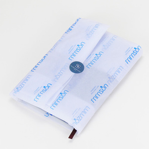Papier de soie d'emballage biodégradable coloré, imprimé avec logo de marque personnalisé, enduit d'amidon, pour vêtements, bijoux, chaussures et cadeaux - Product Image 3