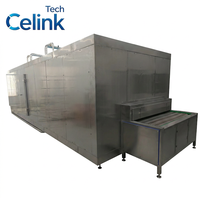 IQF Tunnelvriezer Snelvriesmachine RVS Gaasbandtransportband Blast Freezer voor Visverwerkingsbedrijven