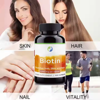 Suppléments de biotine calcium zinc biotine comprimés croissance des cheveux 10000 mcg biotine comprimé