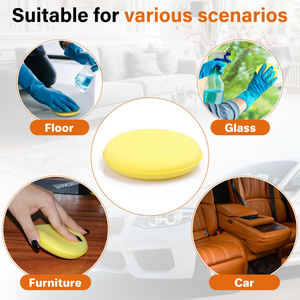 Éponge de lavage et de polissage pour voiture, haute densité, en mousse, pour cire et produits d'entretien automobile, vente en gros - Product Image 6
