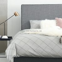 COOC Wohn möbel Stoff einfache Designs voller Größe Hot verkaufen modernes neues Design Single Size billig Stoff bett mit LageragR02