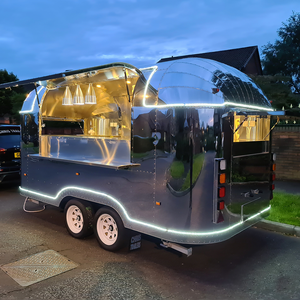 Remolque de Comida Retro de Alta Calidad para Charcutería y Aperitivos con Horno de Gas y Bandeja para Ahumar - Product Image 4