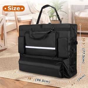 Table de massage professionnelle pliable double, portable, avec sac de transport – Échantillon gratuit, directement de l'usine - Product Image 4