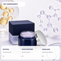 Masque au rétinol encapsulé, complexe de peptides, hydratation intense, vitalité de la peau, masque en gel apaisant pour la nuit, réparation nocturne pour peaux sensibles