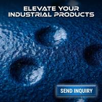 Peinture en poudre polyuréthane bleu martelé texturée anti-corrosion pour soupapes industrielles, revêtement métal et plastique