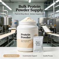 Mélange de protéines en poudre, complément alimentaire multi-sources de protéines, poudre brute