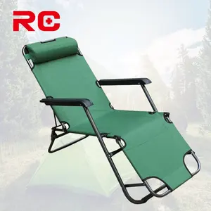 다기능 야외 비치 사용 접는 태양 라운지 의자 침대