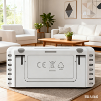 Thermo-hygromètre numérique D6 Version UE-Moniteur d'humidité de la température intérieure de haute précision avec indicateur de confort,
