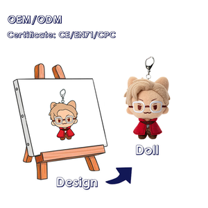 Jouets en peluche miniatures mignons en coton OEM ODM promotionnels, pendentifs mascotte <span class=keywords><strong>Kawaii</strong></span>, jouets doux, porte-clés en peluche personnalisés professionnels - Product Image 1