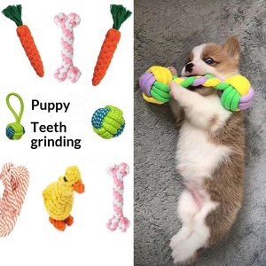 Ucuz Fiyatlı Köpek Isırmaya Dayanıklı Pamuk Halat İnteraktif Evcil Hayvan Isırma Oyuncağı Küçük ve Orta Boy Köpekler İçin Köpek Çiğneme Oyuncağı - Product Image 2