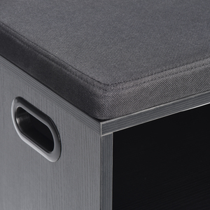 Small Modern MDF Shoe <strong>Bench</strong> <strong>with</strong> Cushion <strong>Storage</strong> <strong>Seating</strong> for Living Room-Eco-Friendly Waterproof - Product Image 6