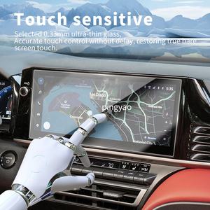 ملصقات سيارة وشاشة حماية من الزجاج المقوى للوحة القيادة الرقمية Carplay، إكسسوارات مركبة لسيارة تويوتا كامري <span class=keywords><strong>2025</strong></span> - Product Image 5