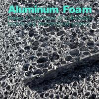 Panneau acoustique en mousse d'aluminium à cellules ouvertes pour l'absorption acoustique des murs de théâtre