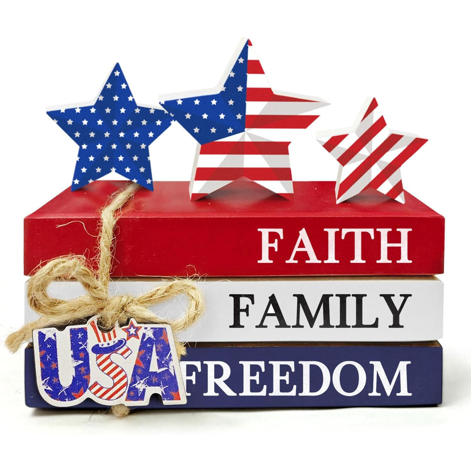 Customized wooden ornaments for Independence Day 4