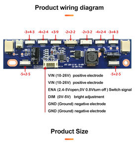 <span class=keywords><strong>CA</strong></span>-188 evrensel 15 27 inç LCD çoklu arayüz sabit akım kurulu çok fonksiyonlu LED arka ışık invertör sürücü panosu modülü - Product Image 2