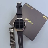 Smartwatch di Alta Qualità con Schermo AMOLED Rotondo, Impermeabile, per Uomo, Sport e Fitness, Montre Intelligente, Reloj