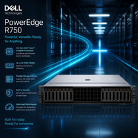 Prix bas pour serveur réseau monté en rack Powerage R750 2U, processeur 4314 3,4 GHz en stock