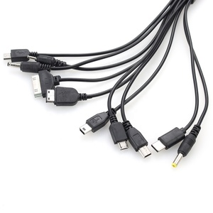 Câble USB 10 en 1 multifonction <span class=keywords><strong>pour</strong></span> téléphone, câble de charge USB, connecteur, fil <span class=keywords><strong>pour</strong></span> Samsung, Sony, <span class=keywords><strong>iPod</strong></span>, LG, Motorola - Product Image 5