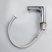 Robinet de lavabo à capteur économe en énergie en cuivre, contemporain et auto-développé, avec une durée de vie de 500 000 utilisations