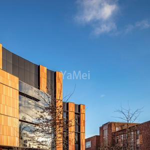 Pared de cortina de panel de <span class=keywords><strong>terracota</strong></span> natural-Fachada ecológica transpirable para edificios comerciales sostenibles - Product Image 4