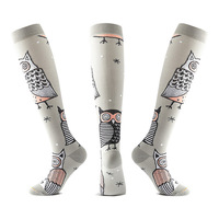 Chaussettes de compression pour femmes et hommes Circulation - Meilleur soutien pour les infirmières, la course à pied, l'athlétisme, les sports