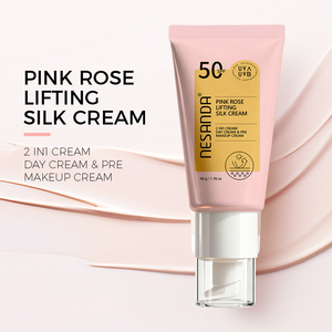 <span class=keywords><strong>Crema</strong></span> de Seda Reafirmante Rosa <span class=keywords><strong>con</strong></span> FPS 50+, Loción Vegana <span class=keywords><strong>con</strong></span> Pro-Xylane y Colágeno de Rosa para Hombres y Mujeres, Todo Tipo de Piel, OEM/ODM - Product Image 3
