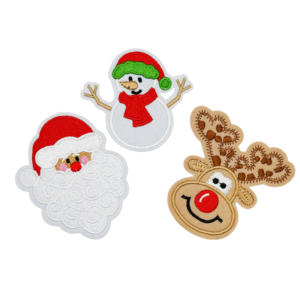 कढ़ाई 2 डी कार्टून पैच कस्टम नरम लोगो हुक और कपड़े के बैग के लिए बुना हुआ - Product Image 6