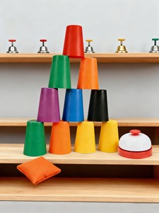 Mini jeu <span class=keywords><strong>de</strong></span> construction <span class=keywords><strong>de</strong></span> tasses empilables en plastique pour enfants, personnalisable OEM - Product Image 5