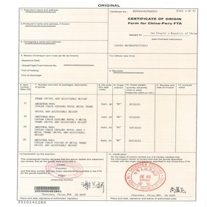 Certificado de Origen Peruano, Certificación CCPIT, Servicio de Despacho de Aduanas en Shenzhen, Dongguan, Shanghái y Qingdao - Product Image 2