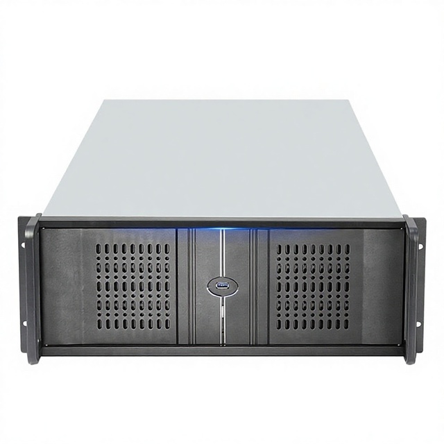 19-inch Industrial Rackmount Case Onda Custom OEM 4U Ceb Server Chassis ATX Motherboard 650mm Depth with Side Panel Window Stock