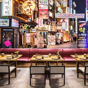 Papier peint moderne en soie, <span class=keywords><strong>style</strong></span> coréen, imperméable, antistatique, résistant à l'humidité, pour salon, fond de rue coréen - Product Image 3