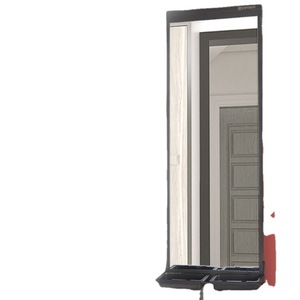 กระจกติดผนังยูนิฮอปเปอร์ กรอบอะลูมิเนียม กระจกแต่งหน้าแบบพับได้ หมุนได้เต็มที่ สำหรับใช้ในตู้เสื้อผ้า - Product Image 3