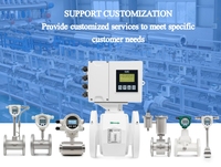 Medidor de Flujo Electromagnético de Acero Inoxidable de Alta Precisión a Bajo Precio para Agua, Aceite y Fluidos, Comunicación RS485, Conexión por Brida, OEM