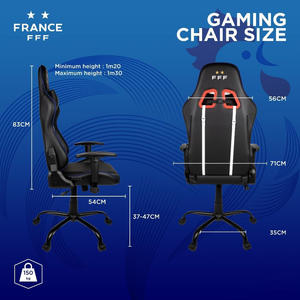 Chaise De <span class=keywords><strong>Bureau</strong></span> de Gaming Premium Chaise de <span class=keywords><strong>bureau</strong></span> entièrement rotative noire Silla <span class=keywords><strong>Gamer</strong></span> Meilleure chaise de jeu OEM avec roues - Product Image 4