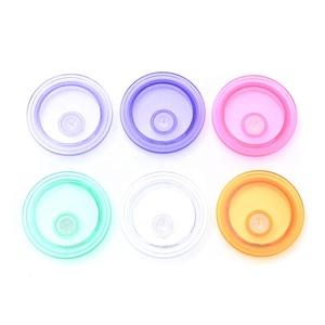 Nắp nhựa phổ biến nhất 16OZ có lỗ cắm ống hút dành cho ly 16OZ, lon bia, nhiều màu sắc, chống rò rỉ cho cốc - Product Image 2