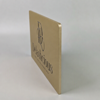 Plaque métallique personnalisée Hongsen avec logo gravé, souvenirs commémoratifs en laiton et en bronze